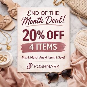 🚨 END OF MONTH SALE | 20% OFF 4+ ITEMS 🚨
